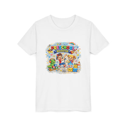 Preschool Rockstar Youth Tee — Cute Back-to-School Toddler Shirt