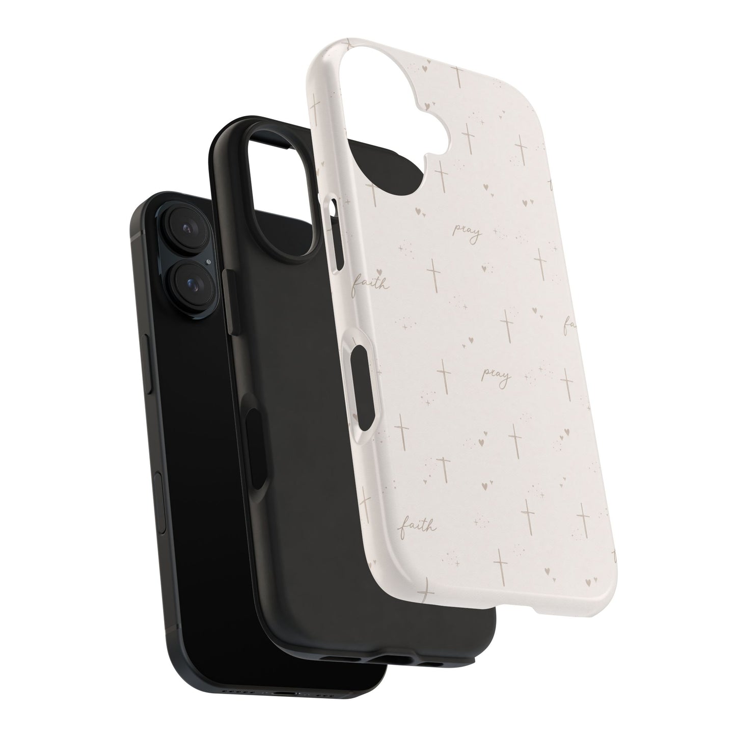 Pray with Faith Phone Case | Christian floral iPhone Case