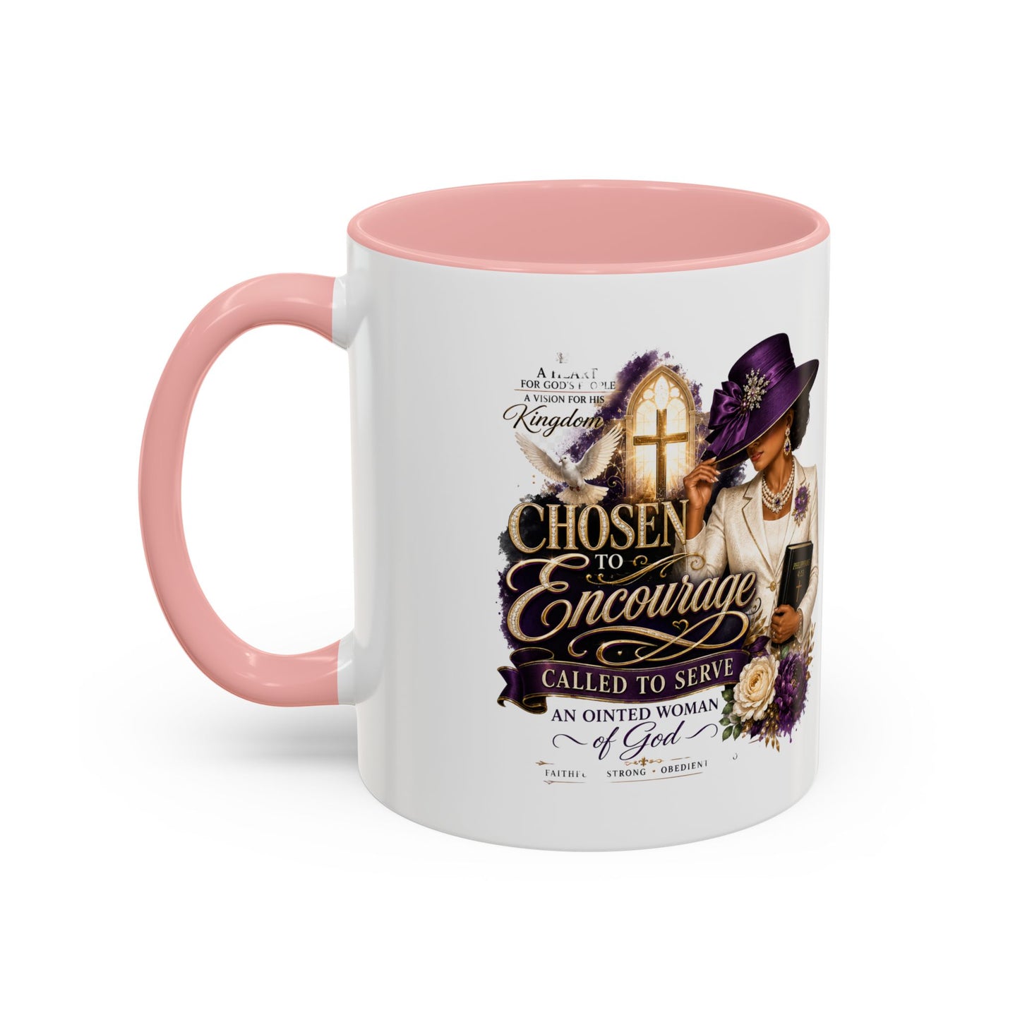Chosen to Encourage Coffee Mug — Christian Woman Faith Gift (11/15oz)