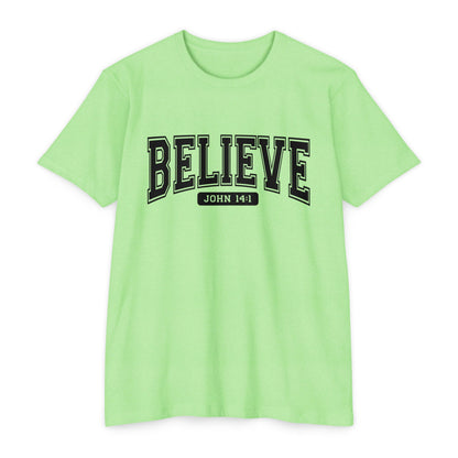 Believe John 14:1 T-Shirt — Faith-Inspired Biblical Tee