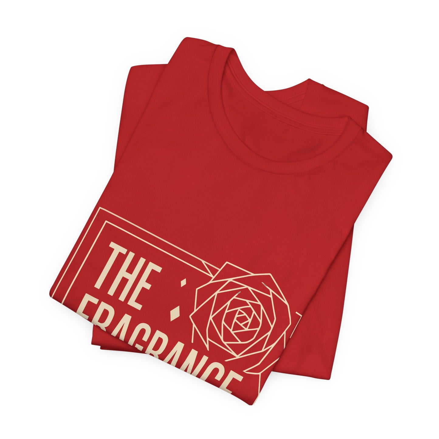 The Fragrance of Sacrifice T-Shirt — Floral Graphic Quote Tee