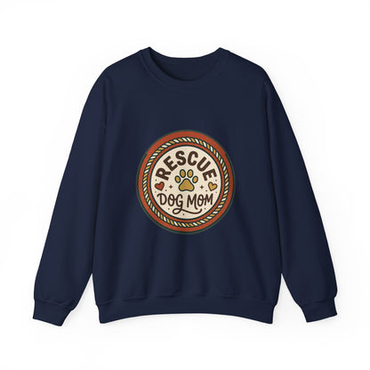 Rescue Dog Mom Sweatshirt | rescue pride, fur baby