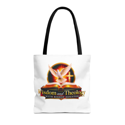 Christian Wisdom & Theology Tote Bag — 'Wisdom and Theology with Bishop Houston' Inspirational Faith Tote