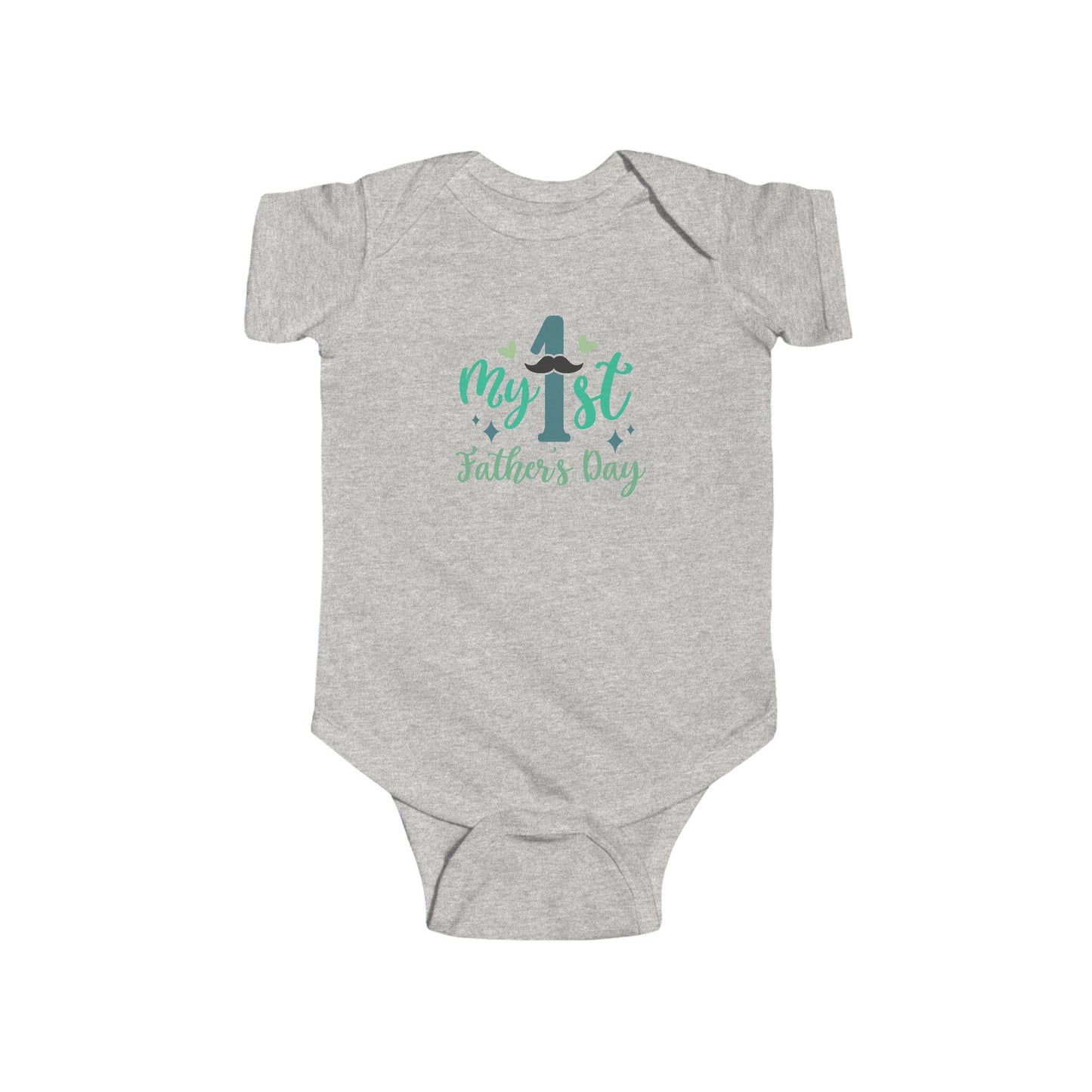 Baby Bodysuit — "My 1st Father's Day" Newborn Onesie, First Father's Day Gift