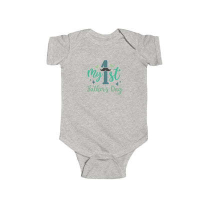 Baby Bodysuit — "My 1st Father's Day" Newborn Onesie, First Father's Day Gift