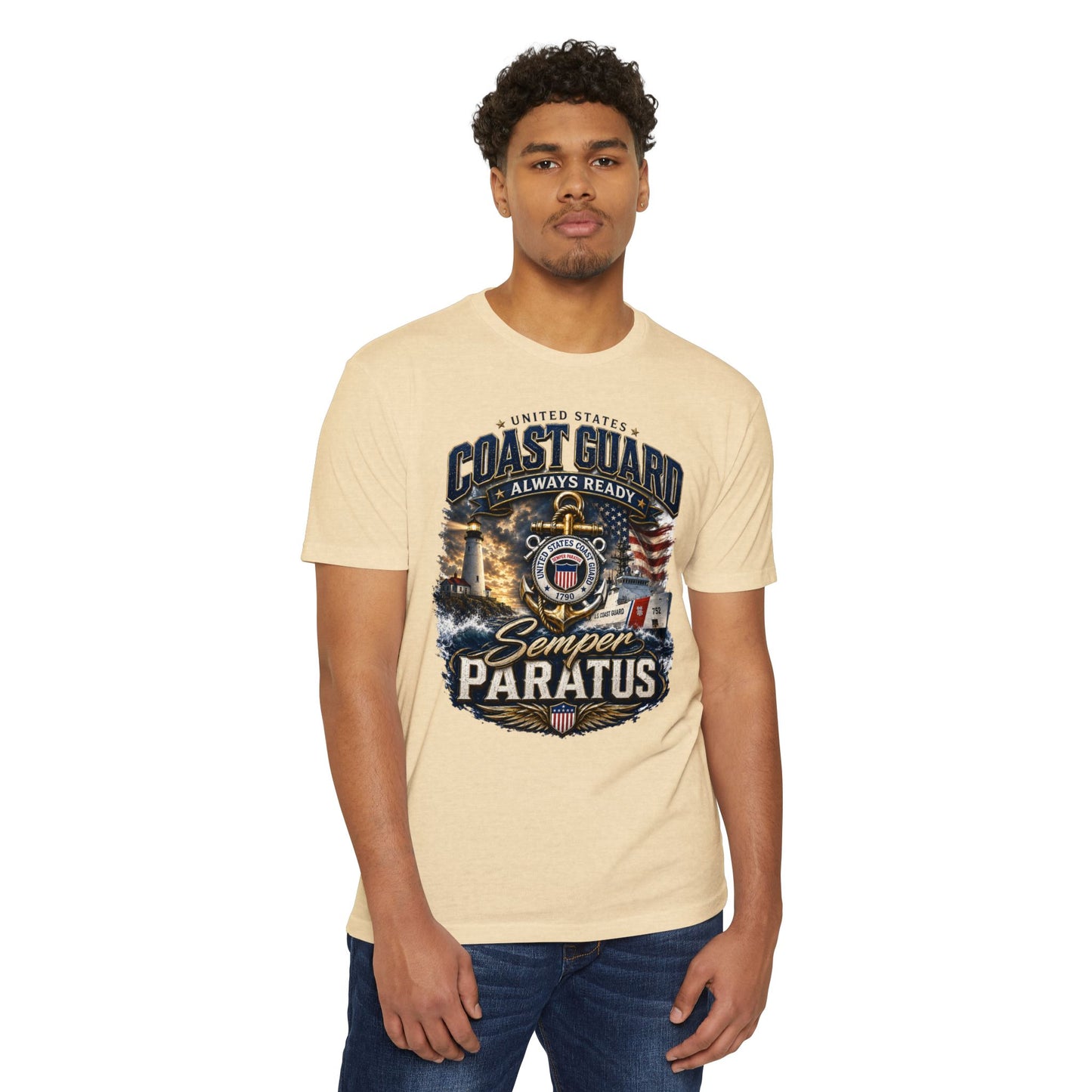 Coast Guard Semper Paratus T-Shirt – U.S. Coast Guard Veteran Tee