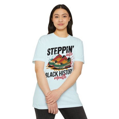 Steppin' Into Black History Month T-Shirt