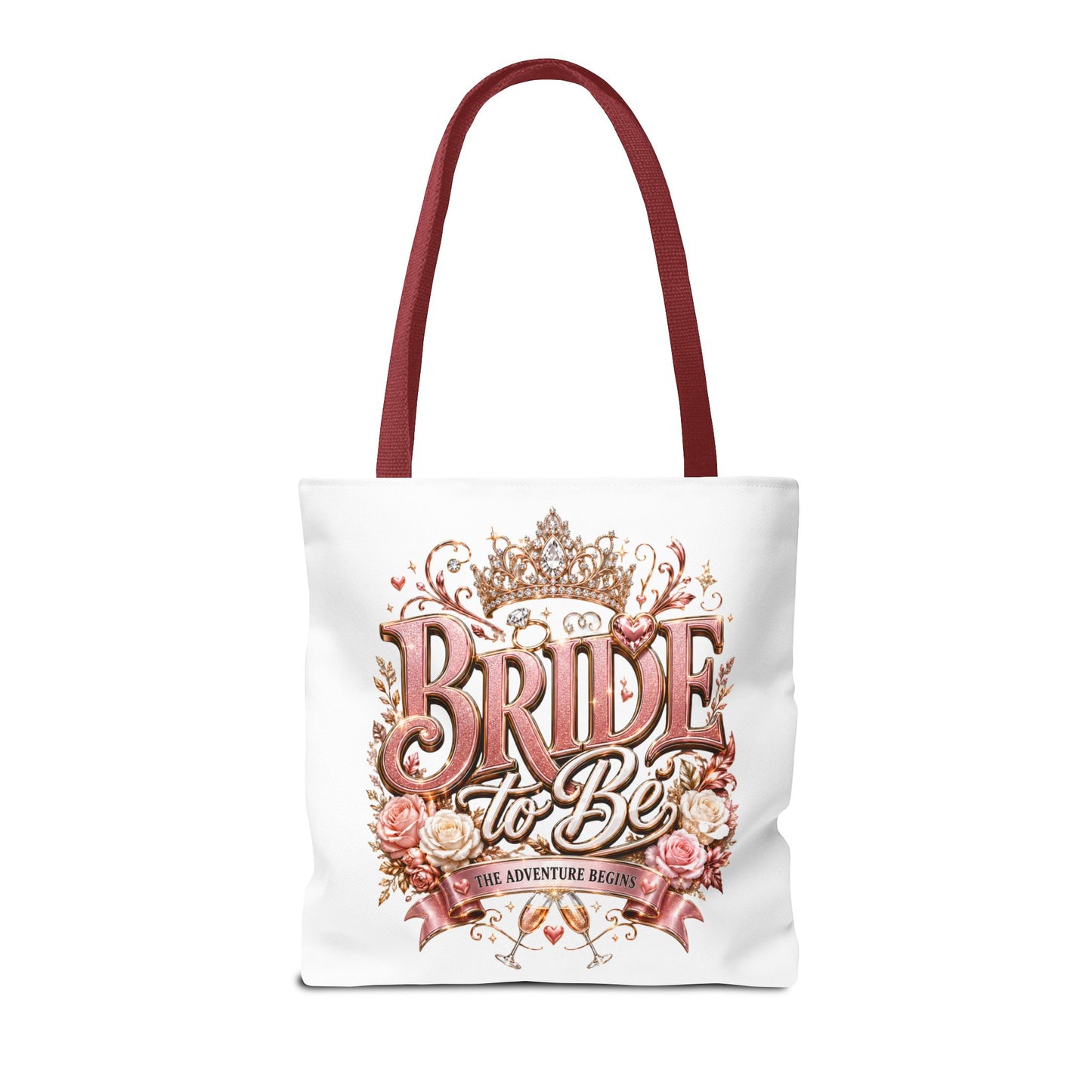Bride-to-Be Floral Tote Bag - Bachelorette Gift & Bridal Shower Accessory