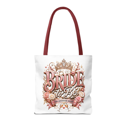 Bride-to-Be Floral Tote Bag - Bachelorette Gift & Bridal Shower Accessory