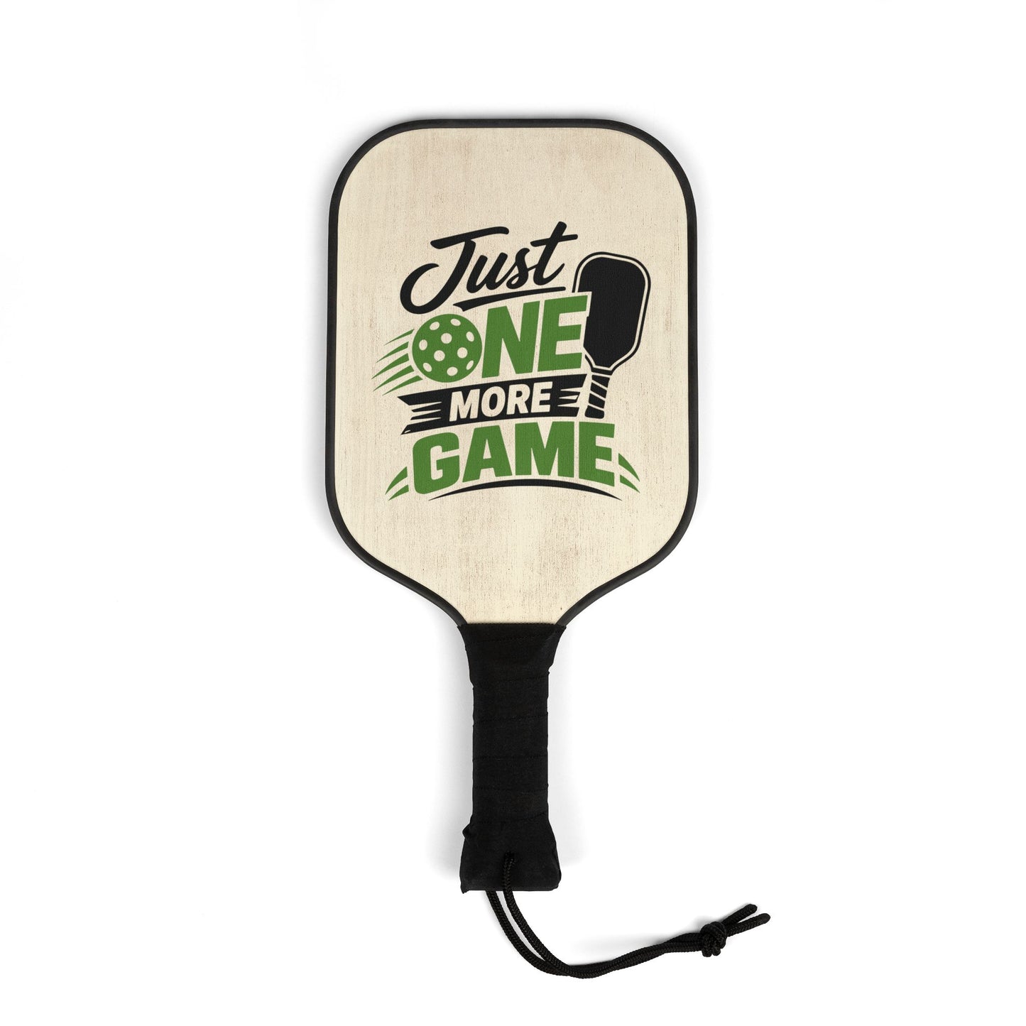 Pickleball Paddles Set — "Just One More Game" Paddle & Balls Kit