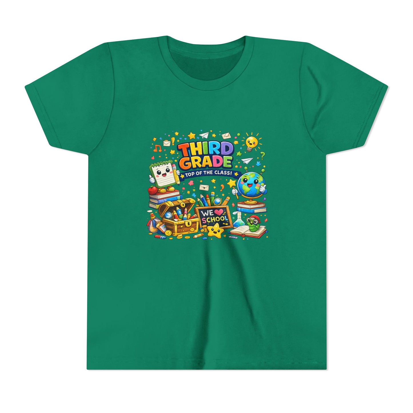 Third Grade Kids Tee — "Third Grade Out of the Classroom" Back-to-School Youth Shirt