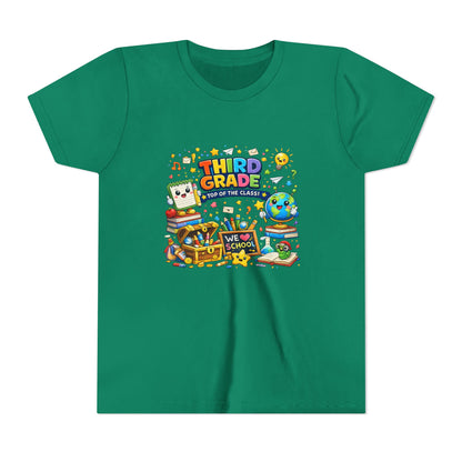 Third Grade Kids Tee — "Third Grade Out of the Classroom" Back-to-School Youth Shirt