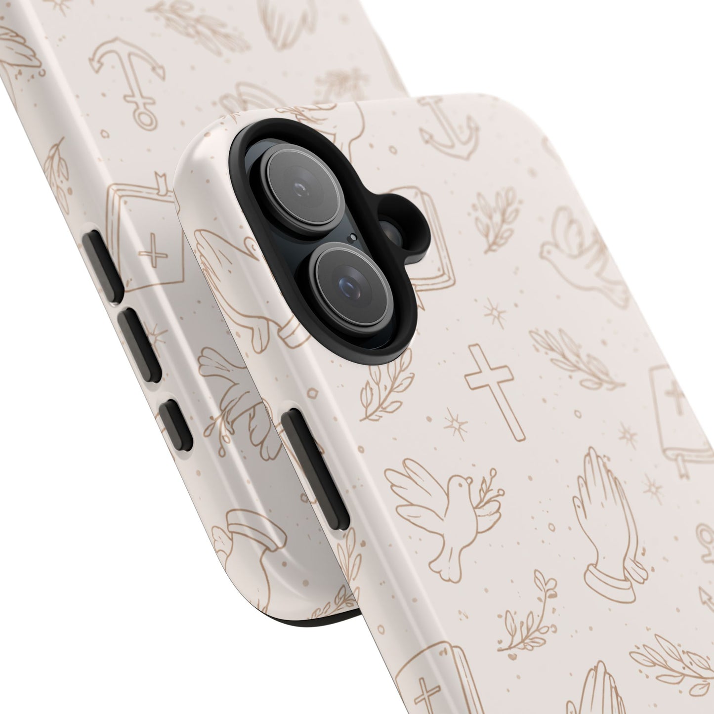Symbols of Grace Phone Case | Christian Floral iPhone Case