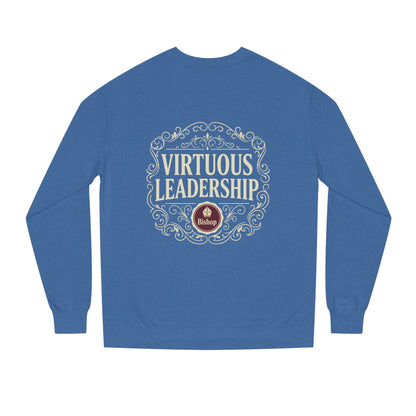 Virtuous Leadership Sweatshirt — Vintage Crest Crewneck for Church Leaders
