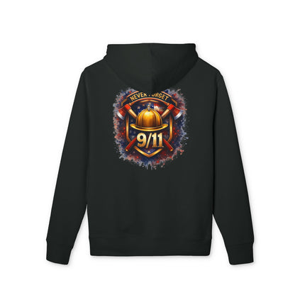 9/11 Never Forget Firefighter Tribute Hoodie