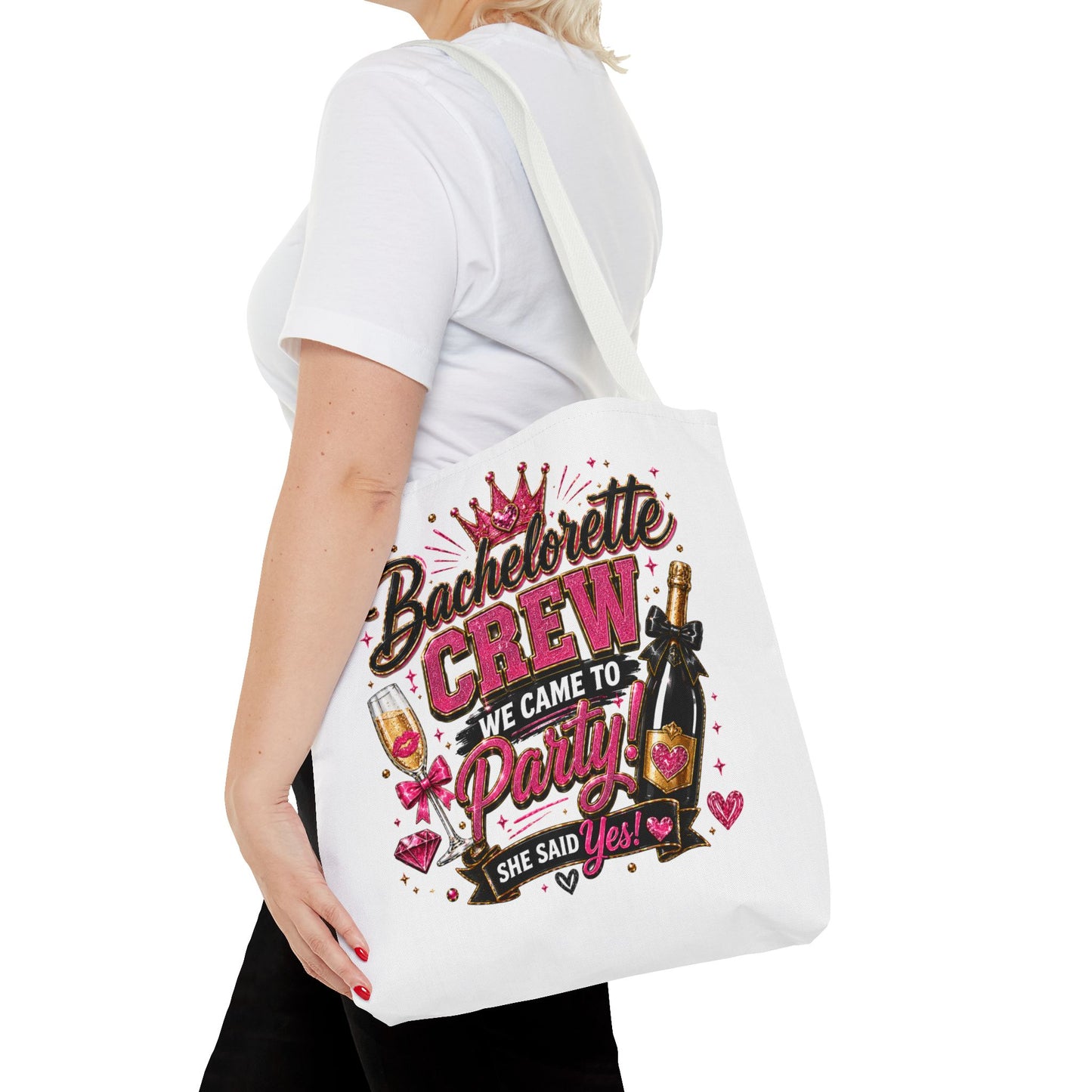 Bachelorette Crew Party Tote Bag — 'We Came to Party' Bridal Shower Gift