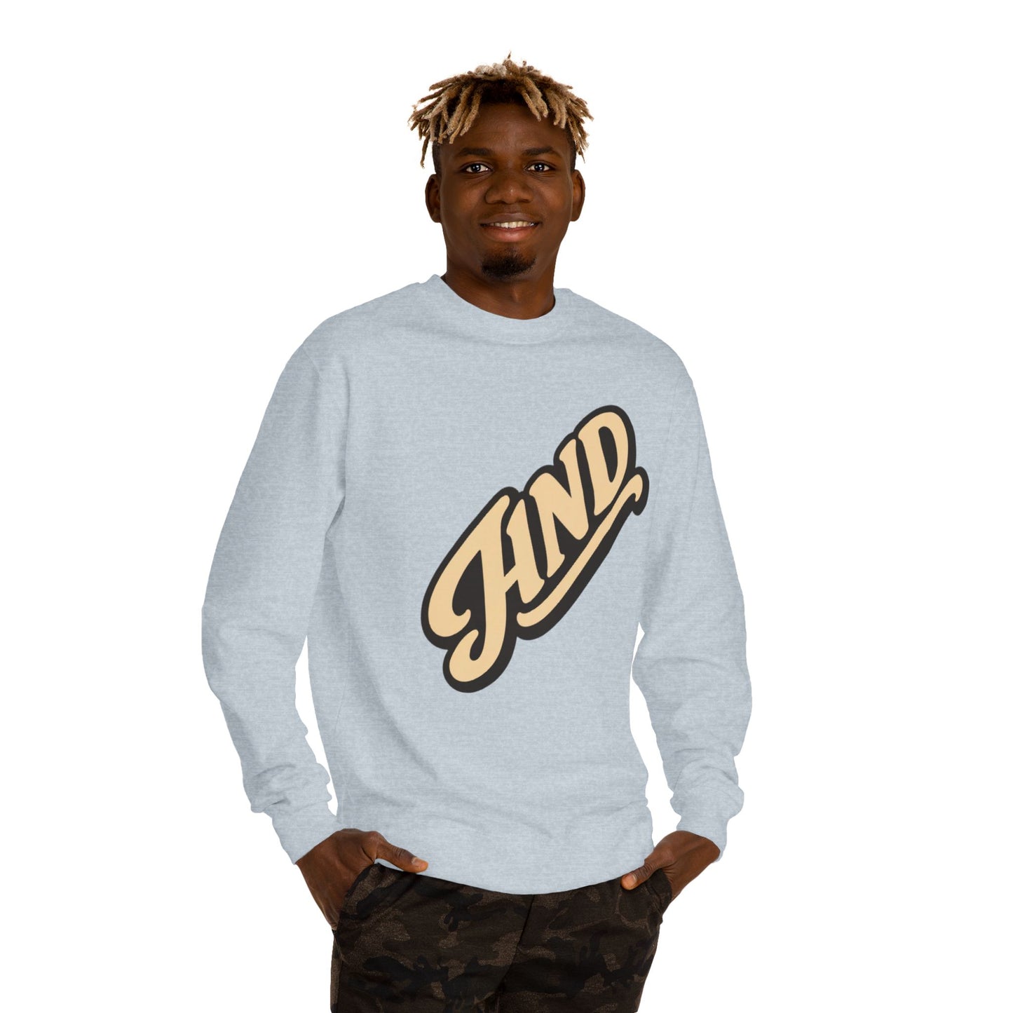 Kind Script Sweatshirt — Retro 'KIND' Graphic Crewneck