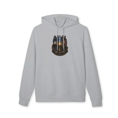 9/11 Memorial Hoodie — We Will Never Forget Tribute Pullover