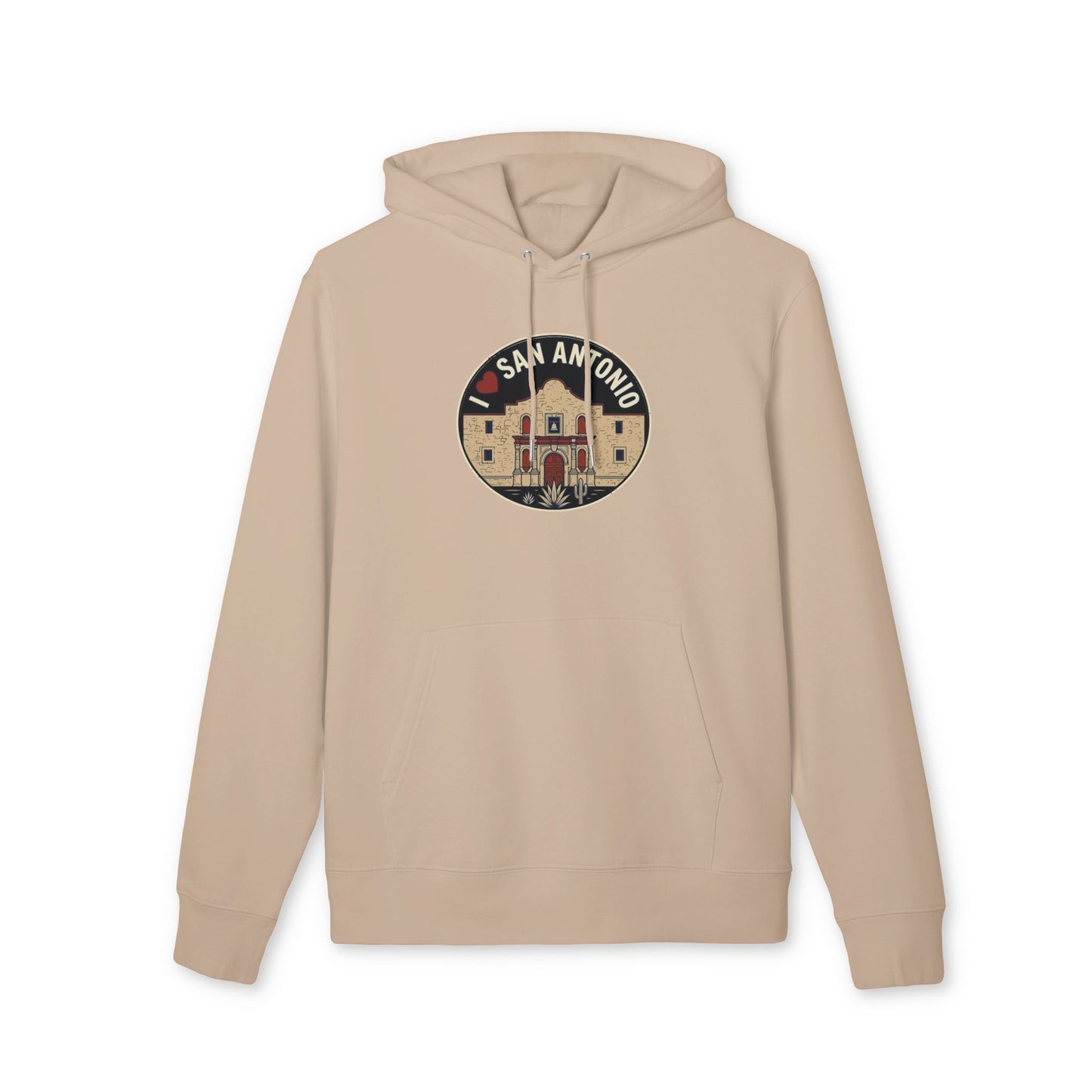 San Antonio Alamo Hoodie — Vintage Travel Graphic Pullover