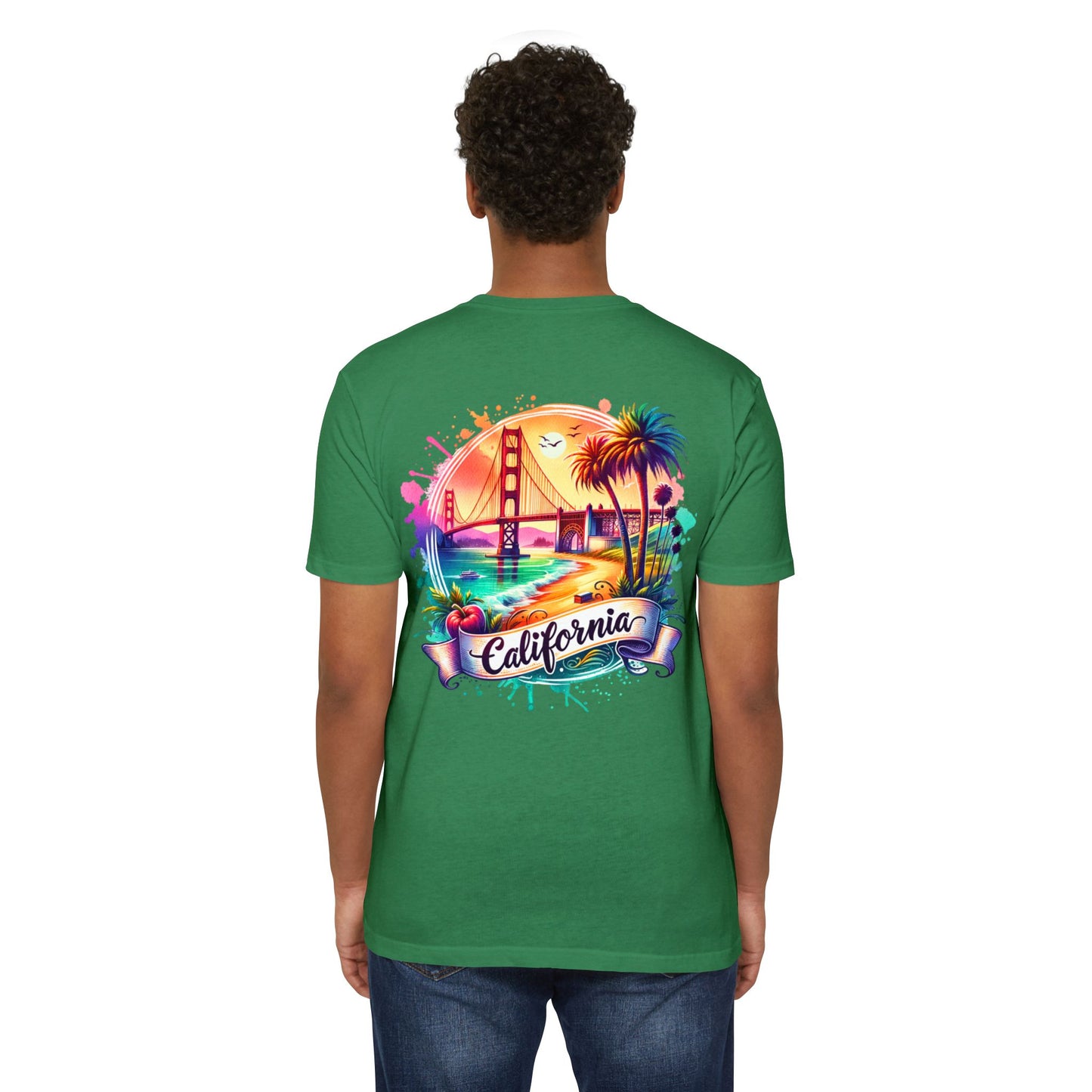 California Sunset T-Shirt — Golden Gate Palm Beach Graphic Tee