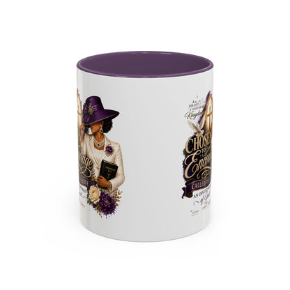 Chosen to Encourage Coffee Mug — Christian Woman Faith Gift (11/15oz)