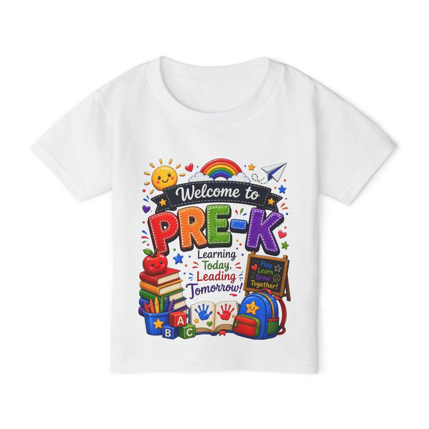 Welcome to Pre-K Toddler T-Shirt — Colorful Back-to-School Preschool Shirt
