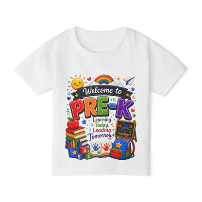 Welcome to Pre-K Toddler T-Shirt — Colorful Back-to-School Preschool Shirt