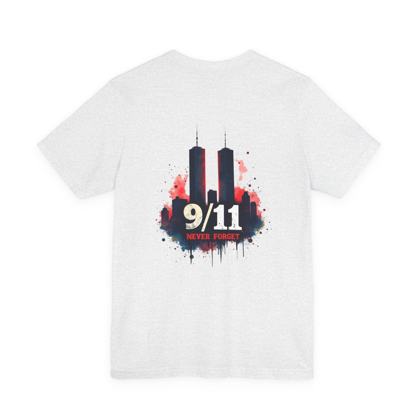 9/11 Never Forget T-Shirt — World Trade Center Memorial Tee