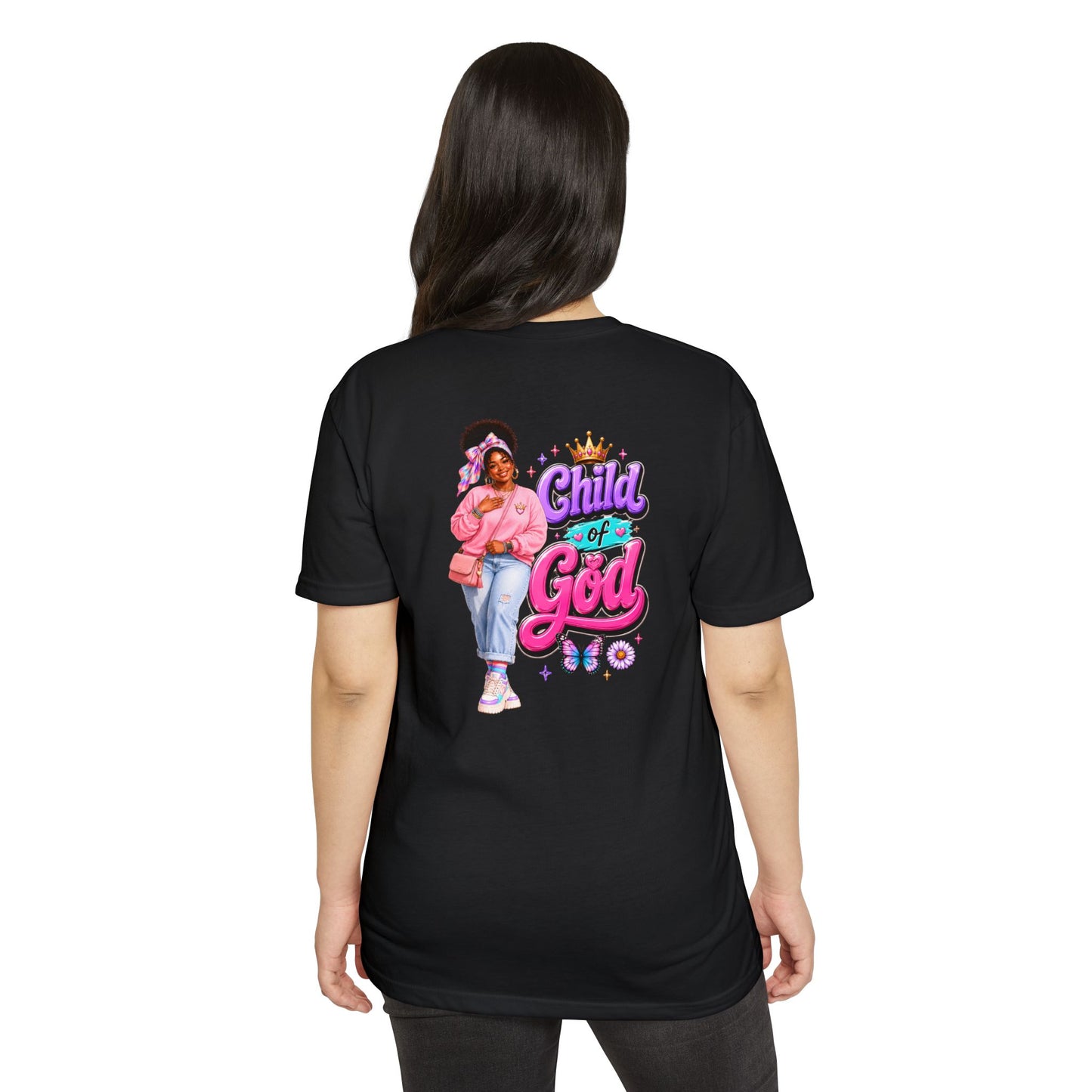 Child of God T-Shirt — Cute Pink Faith Graphic Tee for Girls