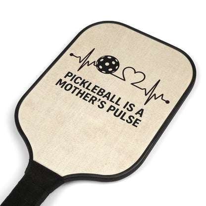 Pickleball Paddle Set — “Pickleball Is a Mother’s Pulse” Lightweight Paddle Kit