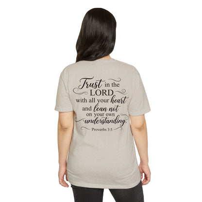 Proverbs 3:5 Faith T-Shirt — "Trust in the Lord" Inspirational Christian Tee