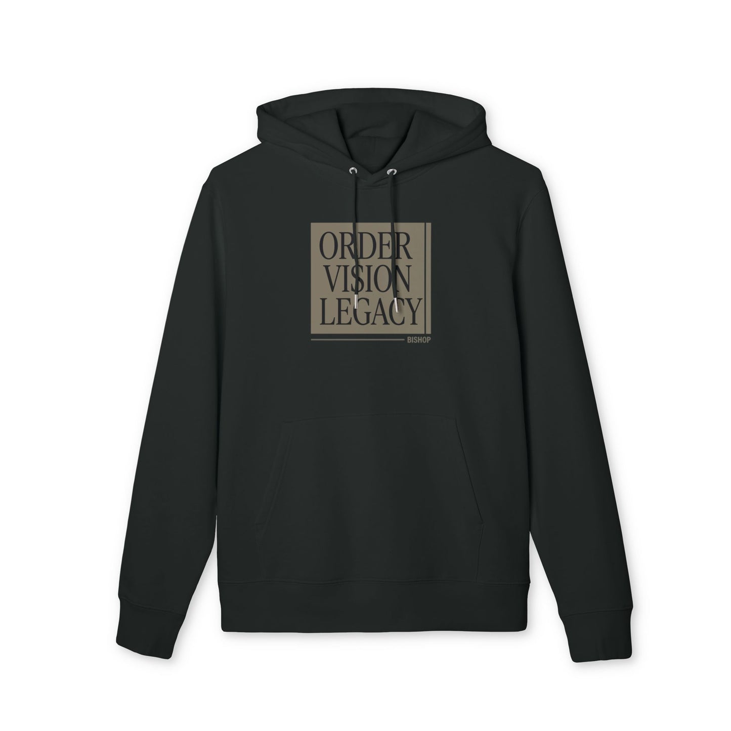 Order Vision Legacy Hoodie — Minimalist Typographic Pullover
