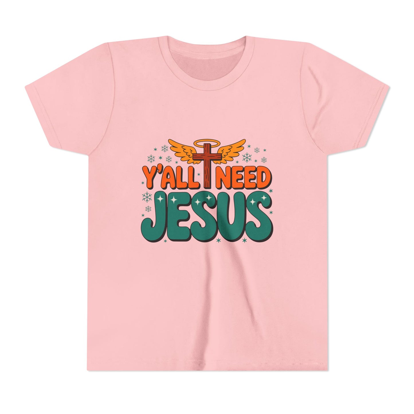 Youth Tee - "Y'all Need Jesus" Gospel Christian Kids Shirt