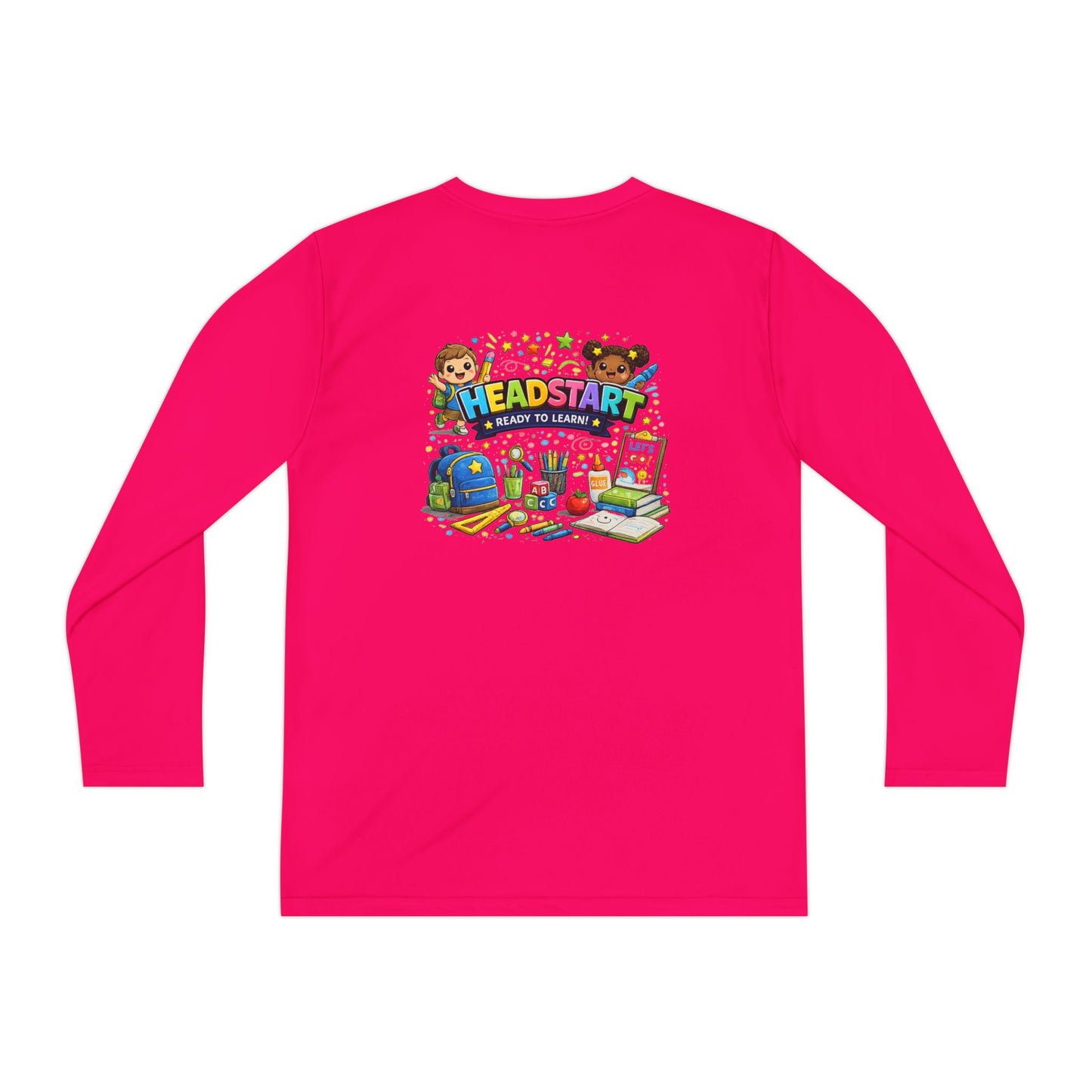 Head Start Kids Long Sleeve Tee — Back-to-School Preschool Shirt