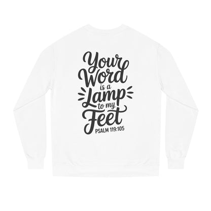 Psalm 119:105 "Your Word Is a Lamp to My Feet" Sweatshirt