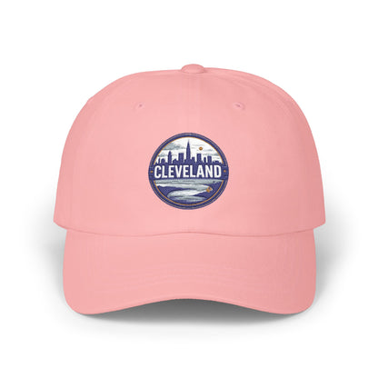 Cleveland Skyline Dad Cap — Embroidered City Patch Baseball Hat