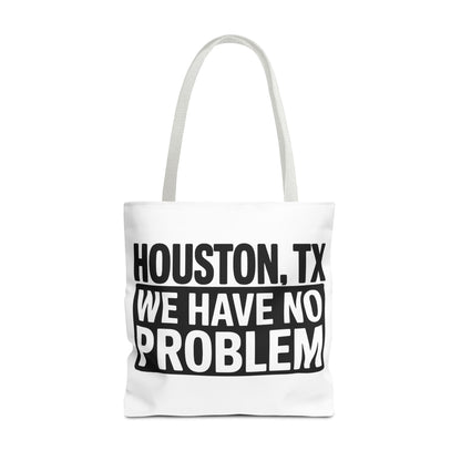 Houston TX Tote Bag — 'We Have No Problem' Graphic Market Tote