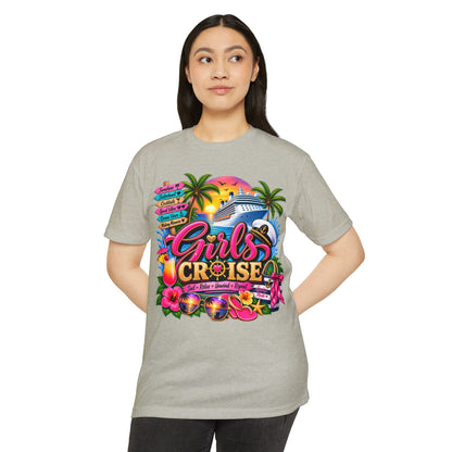 Girls Cruise T‑Shirt — Tropical Bachelorette & Vacation Tee