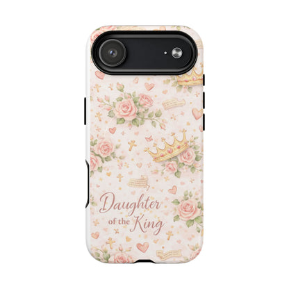Daughter of the King Floral Phone Case — Tough Magnetic Protective Cover
