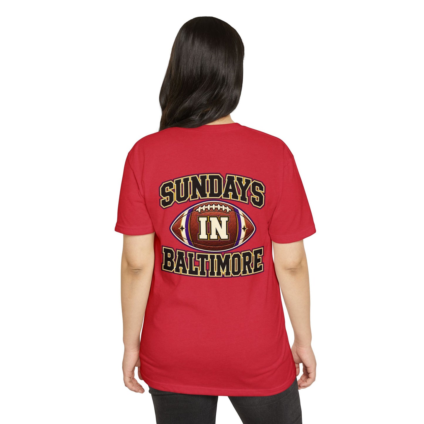 Sundays in Baltimore Football T‑Shirt