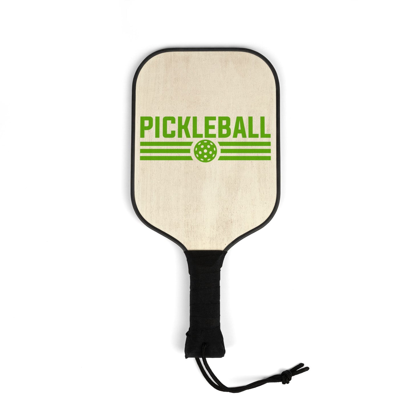 Pickleball Paddle Set — Retro “PICKLEBALL” Graphic Paddle & Ball Kit