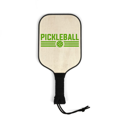 Pickleball Paddle Set — Retro “PICKLEBALL” Graphic Paddle & Ball Kit