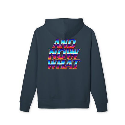 And Now What Hoodie — Retro Gradient Text Pullover