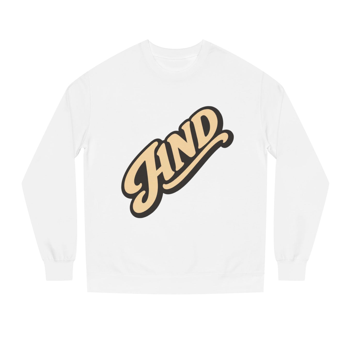 Kind Script Sweatshirt — Retro 'KIND' Graphic Crewneck