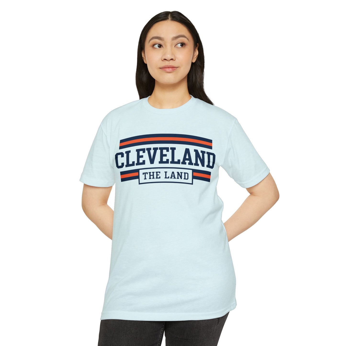 Cleveland "The Land" Retro Striped Tee