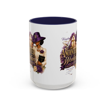 Anointed Woman Coffee Mug — Faithful, Called to Serve Accent Mug (11/15oz)