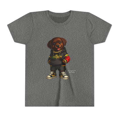 Youth Dog Tee — 'Legacy' Streetwear Puppy Graphic Shirt