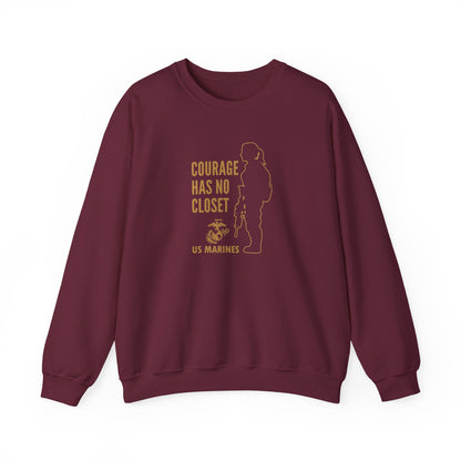 Courage Has No Closet US Marines Crewneck Sweatshirt