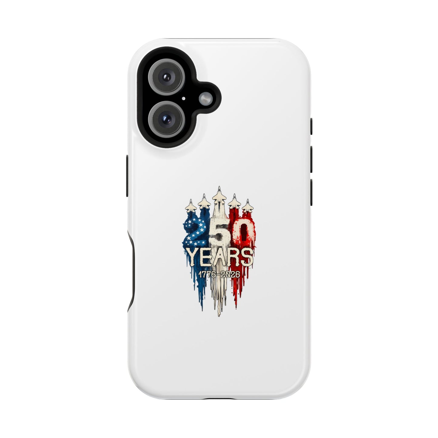50 Years Patriotic iPhone Case — American Flag Anniversary Magnetic Impact-Resistant Case