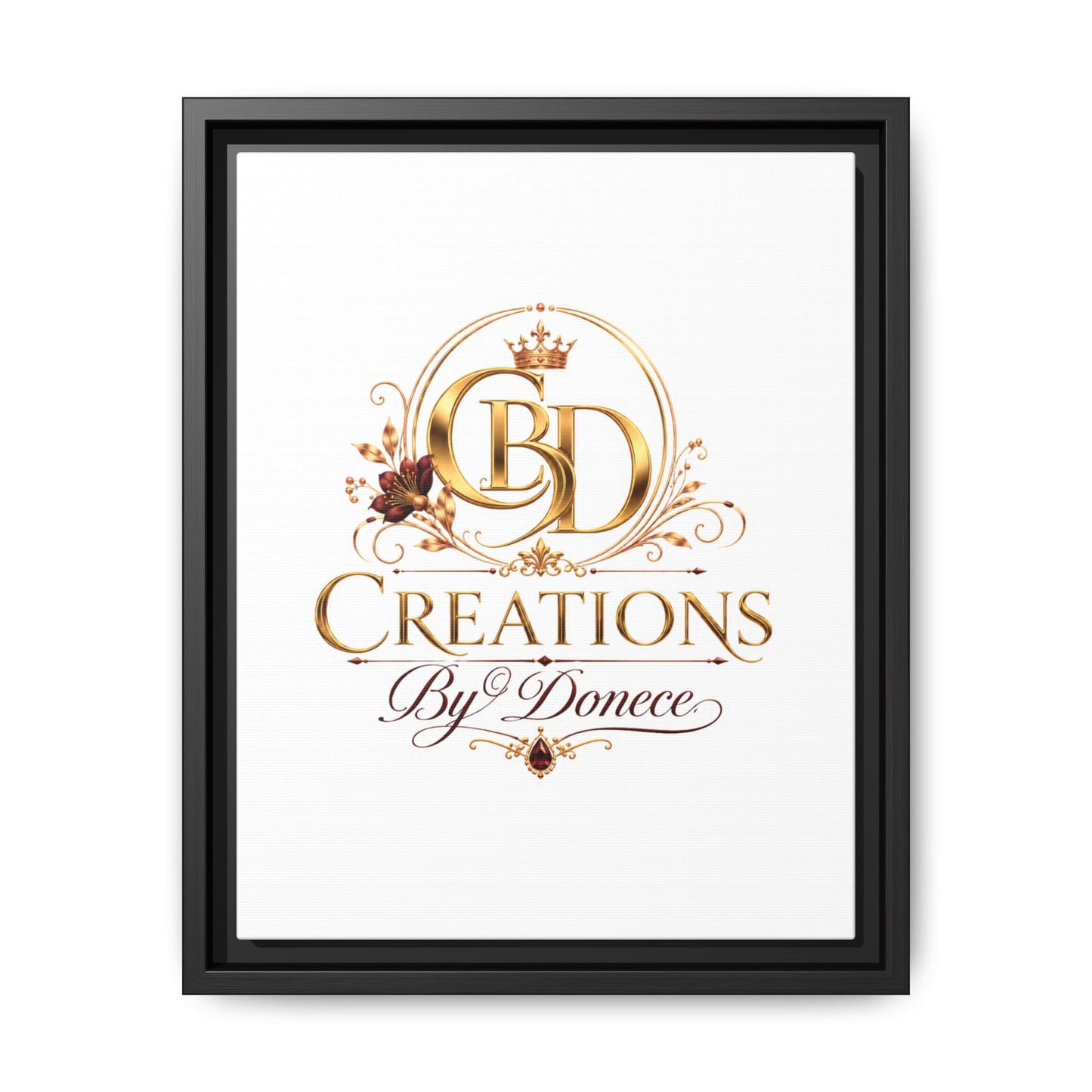 Creations By Donece — Framed Matte Canvas Wall Art